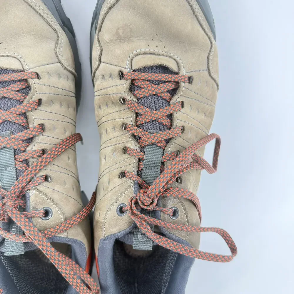 Oboz Hiking Shoes Men's UK 9 Tan Nubuck Trail Sneakers BDry Waterproof Outdoor